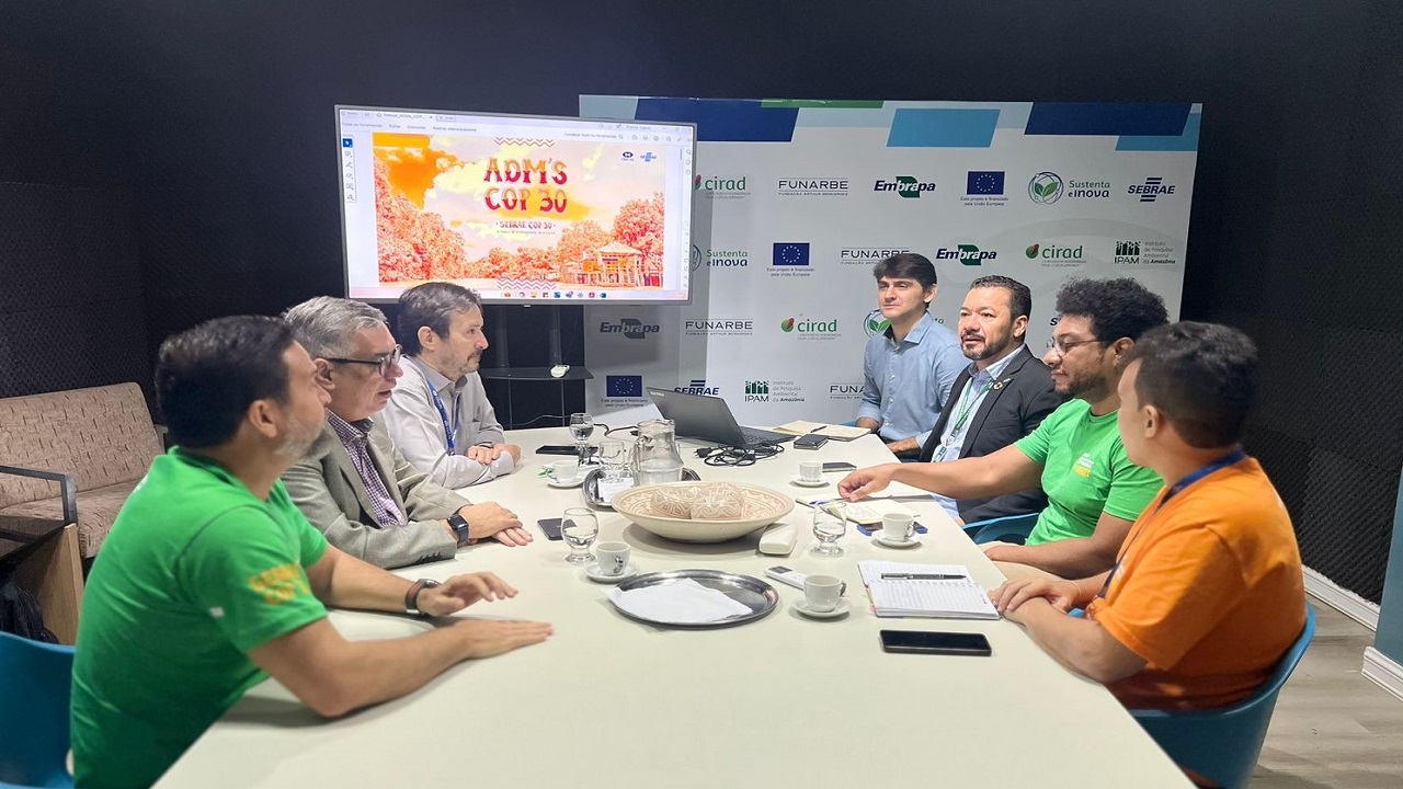 No momento você está vendo Reunião no Sebrae discute o projeto ADM’s COP 30