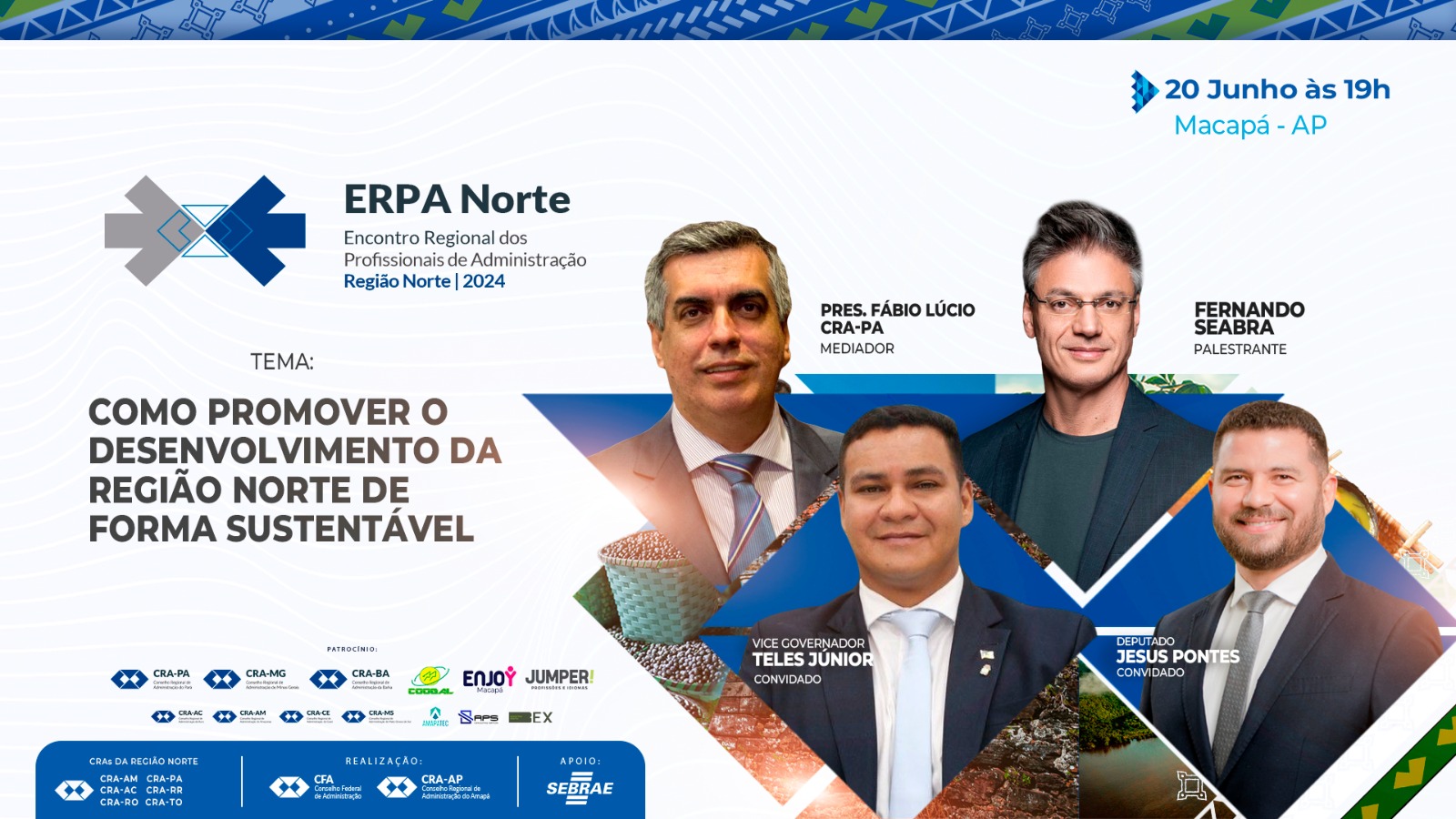 No momento você está vendo Macapá recebe o ERPA Norte nos dias 20 e 21 de junho