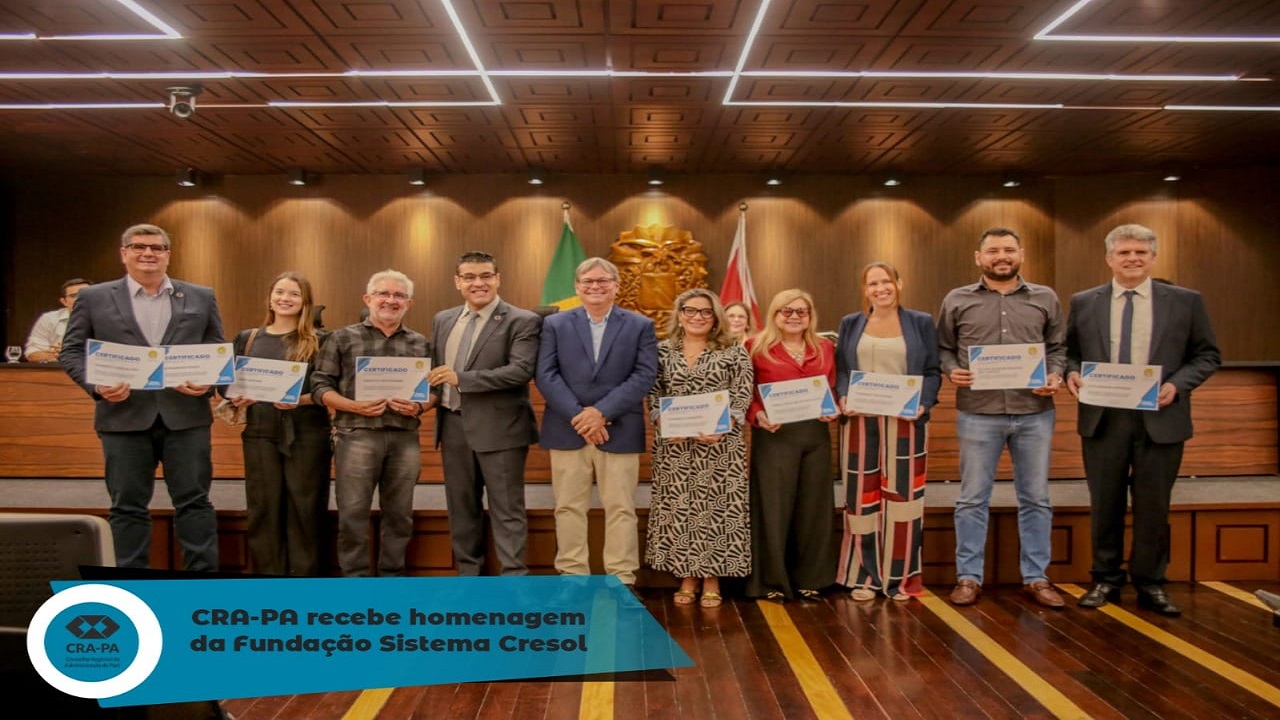 No momento você está vendo CRA-PA recebe homenagem do Sistema Cresol em Sessão Especial na Alepa