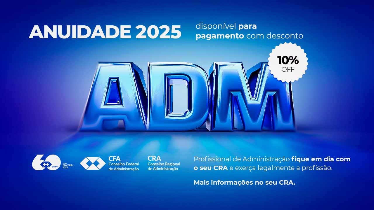 No momento você está vendo Anuidade 2025 disponível para pagamento com desconto