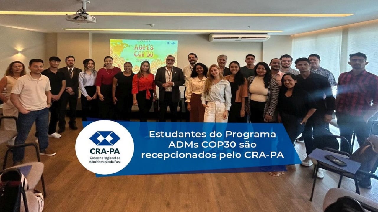 Leia mais sobre o artigo Estudantes do Programa ADMs COP30 são recepcionados pelo CRA-PA