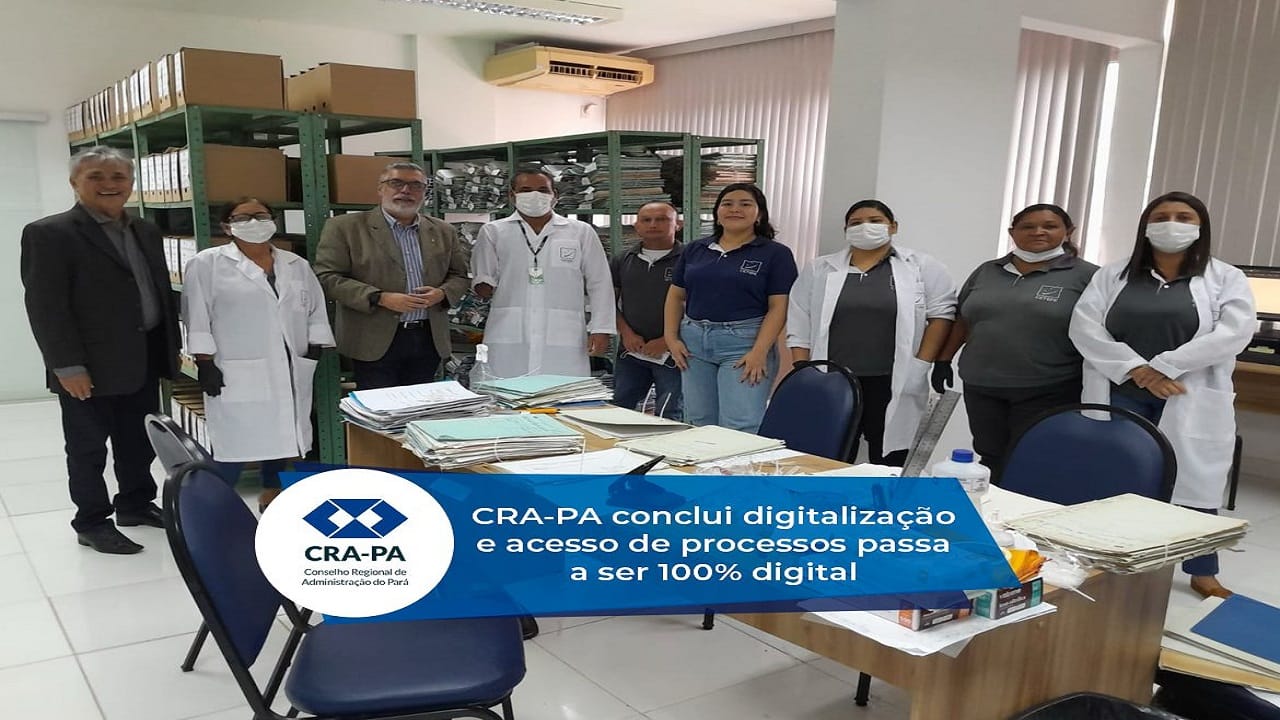 Leia mais sobre o artigo CRA-PA conclui digitalização e acesso de processos passa a ser 100% digital
