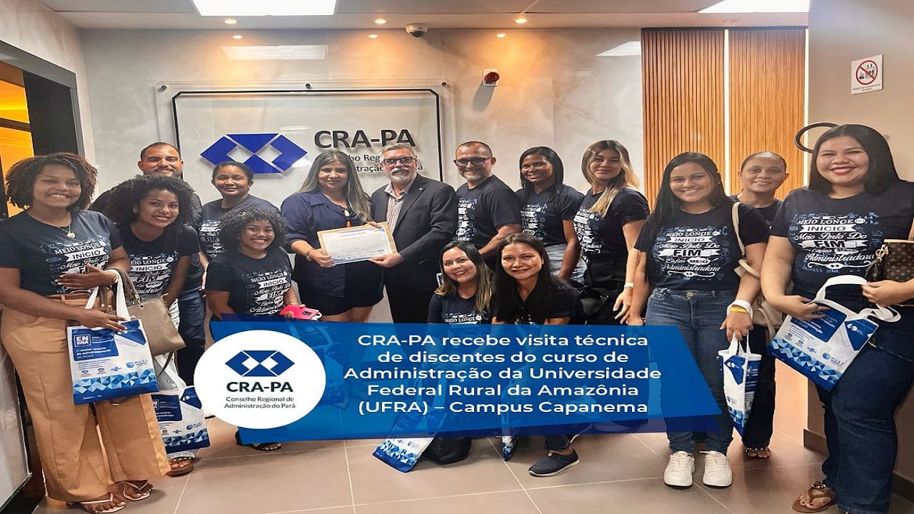 Leia mais sobre o artigo CRA-PA recebeu os discentes do curso de Administração da Universidade Federal Rural da Amazônia (UFRA)
