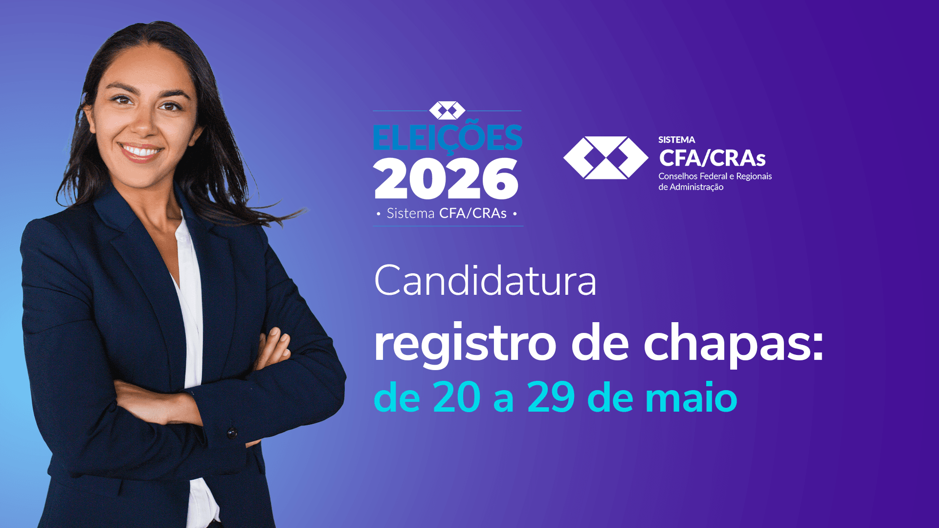 No momento, você está visualizando Prazo para registro de chapas das eleições do Sistema CFA/CRAs termina hoje
